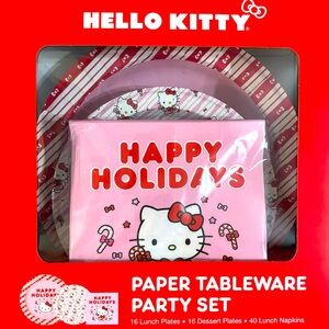 Brand new Hello Kitty Sanrio holiday party set